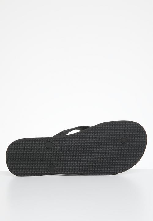 Superdry. - Studios recycled flip flop - black