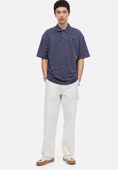 H&M - Relaxed fit polo shirt - dark blue