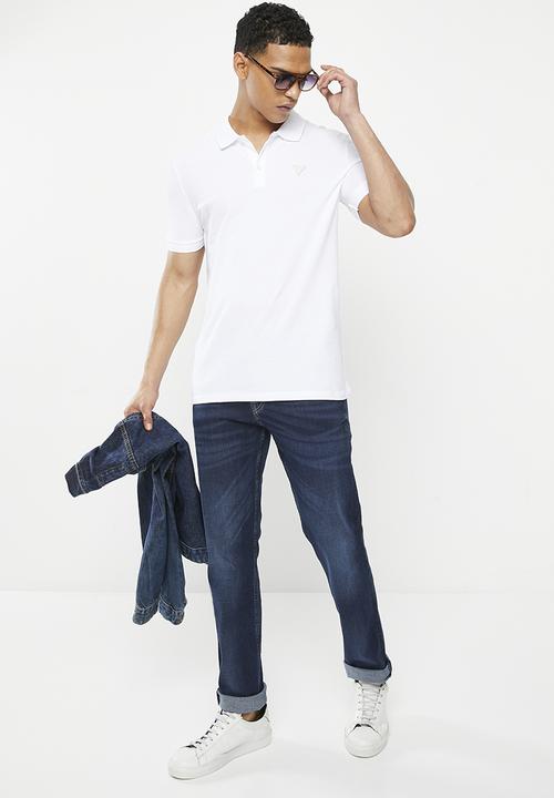 GUESS - Classic golfer - pure white