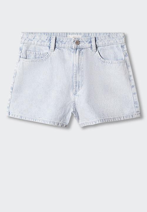 MANGO - Shorts raya - light blue 