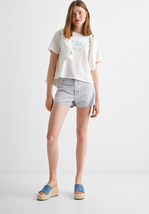 MANGO - Shorts raya - light blue 