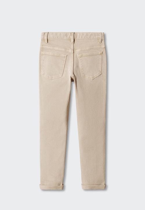 MANGO - Trousers peru5 - beige