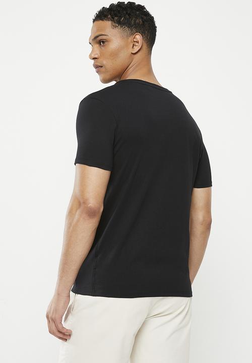 GUESS - Vn short sleeve core tee - jet black