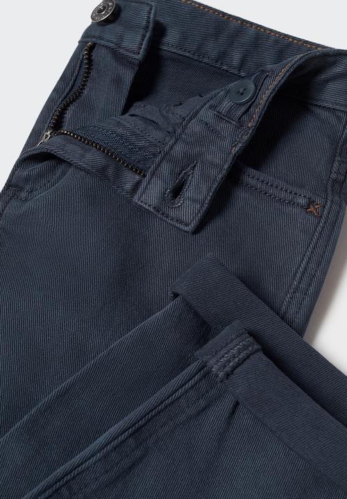 MANGO - Trousers peru5 - navy