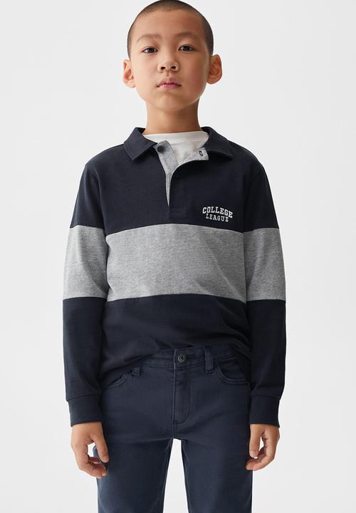 MANGO - Trousers peru5 - navy