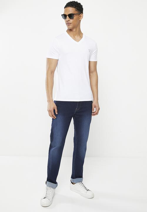 GUESS - Vn short sleeve core tee - pure white