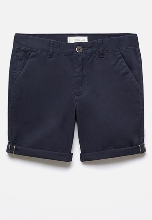 MANGO - Bermuda shorts pico - navy