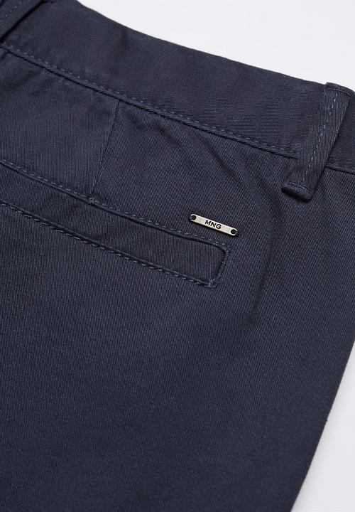 MANGO - Bermuda shorts pico - navy