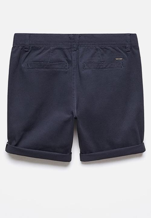 MANGO - Bermuda shorts pico - navy