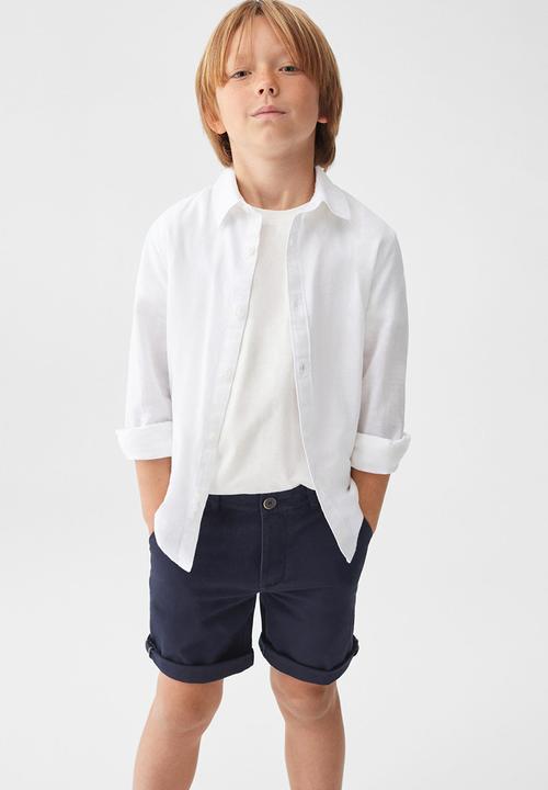 MANGO - Bermuda shorts pico - navy