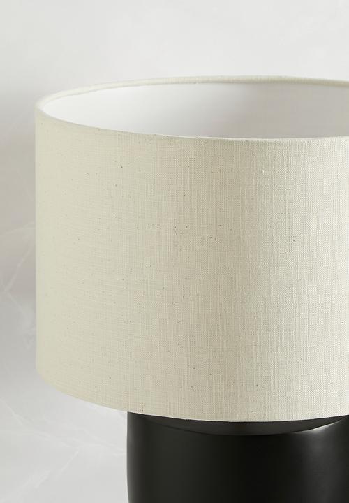 Sixth Floor - Amira table lamp - black & natural