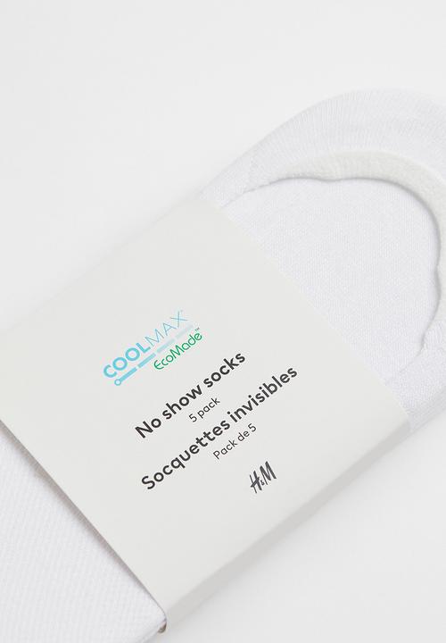 H&M - 5-pack coolmax® socks - white
