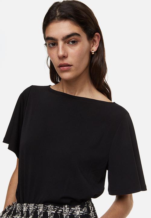 H&M - Jersey top - black