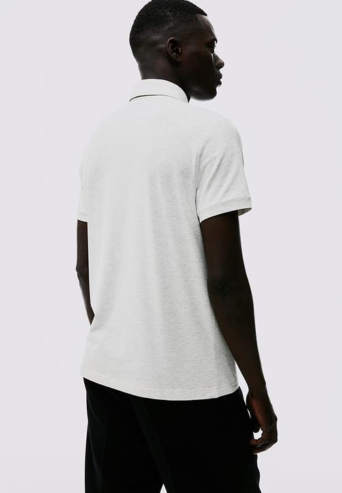 H&M - Slim fit polo shirt - grey