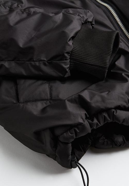 H&M - Padded bomber jacket - black