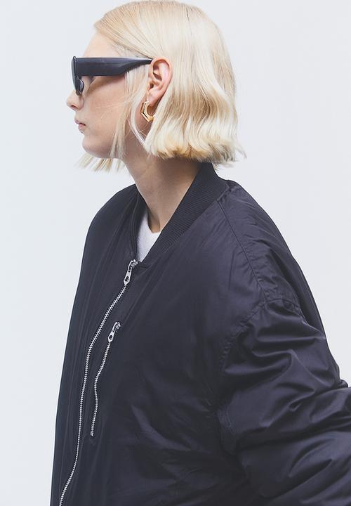 H&M - Padded bomber jacket - black