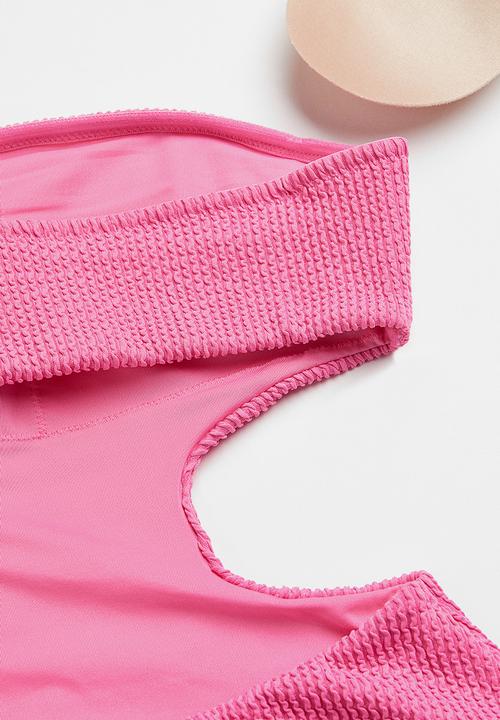 H&M - Bandeau swimsuit - pink