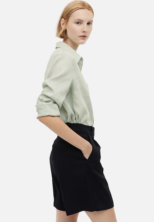 H&M - Linen shirt - light green 
