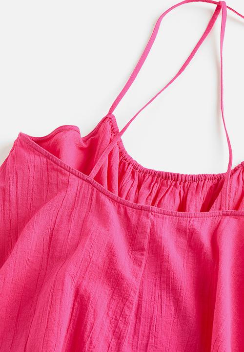 H&M - Cotton beach dress - cerise