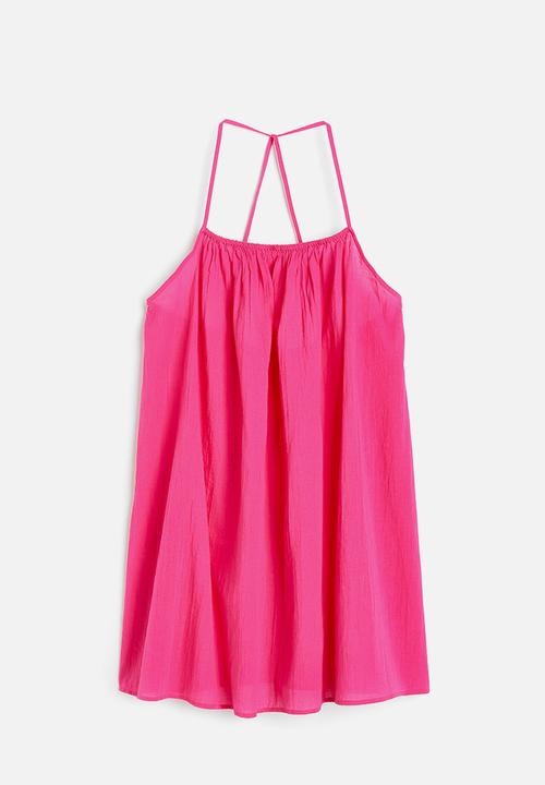 H&M - Cotton beach dress - cerise