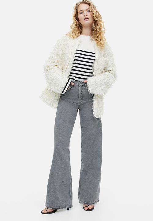 H&M - Flared regular jeans - grey
