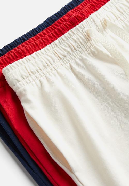 H&M - 3-Pack cotton jersey shorts - multi