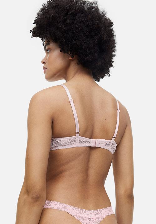 H&M - 3 Pack lace thong briefs - multi