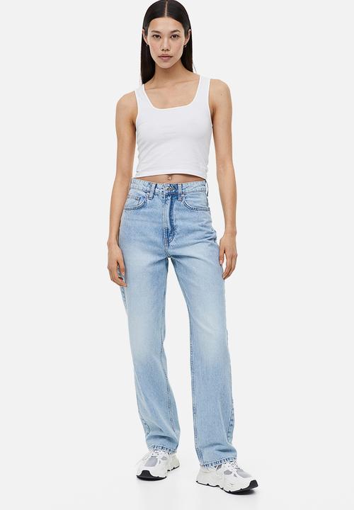 H&M - Cropped vest top - white