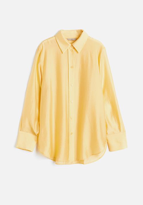 H&M - Relaxed-fit shirt - yellow