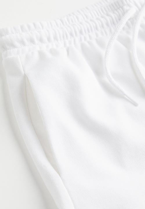 H&M - Sweatshirt shorts - white
