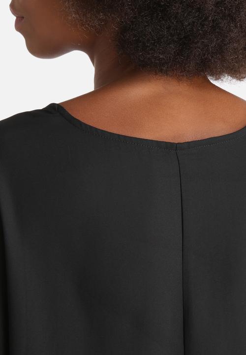 Influence. - Extreme Dip Hem Chiffon Long Line Top