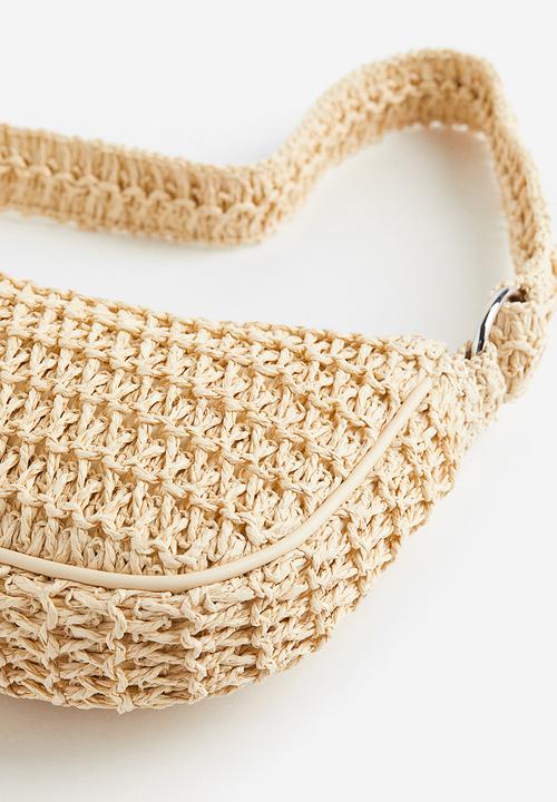 H&M - Straw shoulder bag - beige