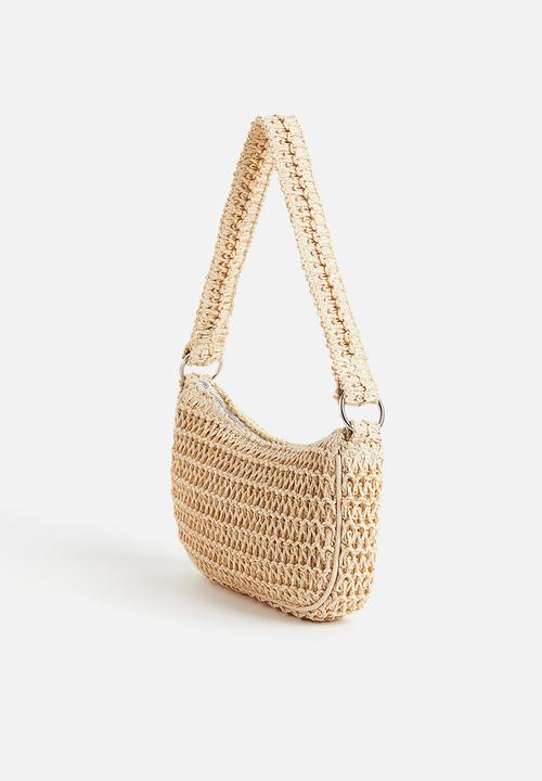 H&M - Straw shoulder bag - beige