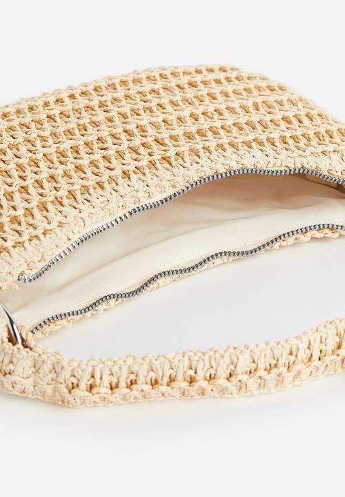 H&M - Straw shoulder bag - beige
