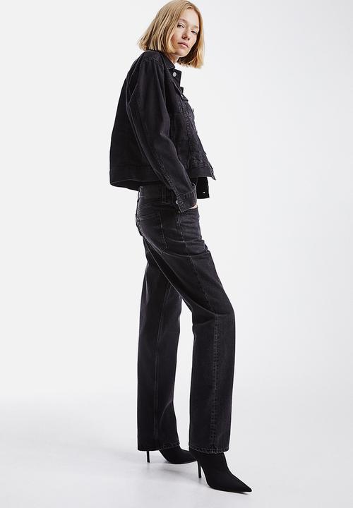 H&M - Straight regular jeans - black