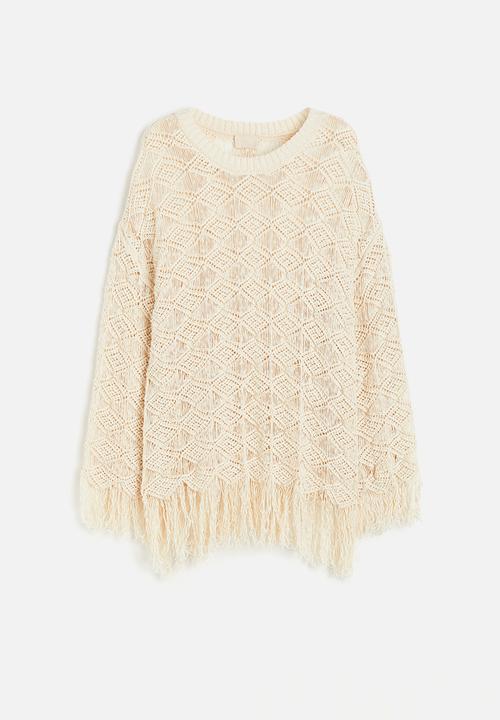 H&M - Pointelle-knit jumper - cream