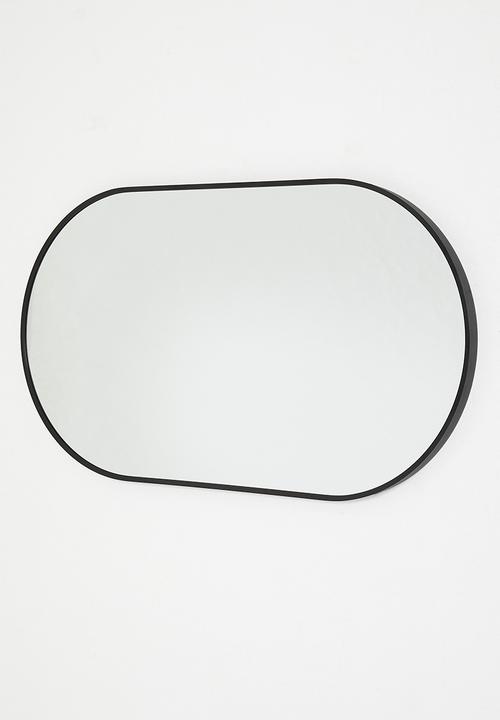 Sixth Floor - Pill mirror - black