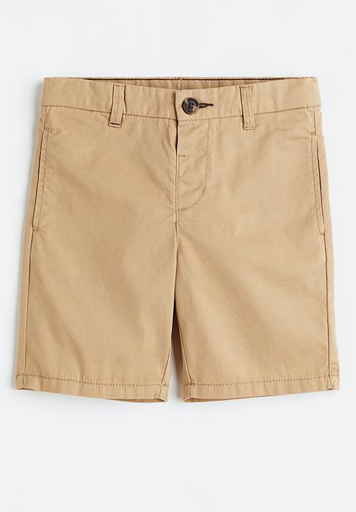H&M - Cotton chino shorts - beige