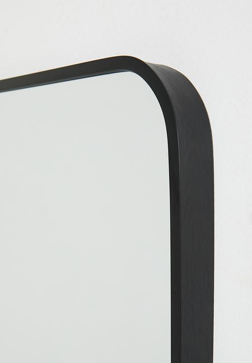 Sixth Floor - Square mirror - black