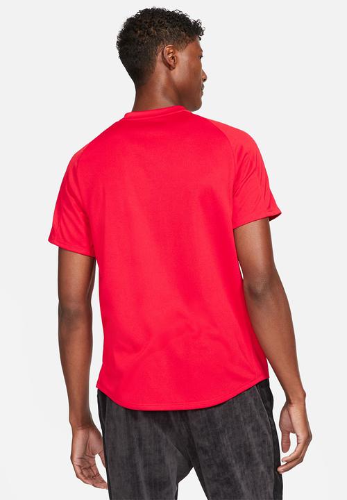 Nike - M nkct df vctry top - university red & white