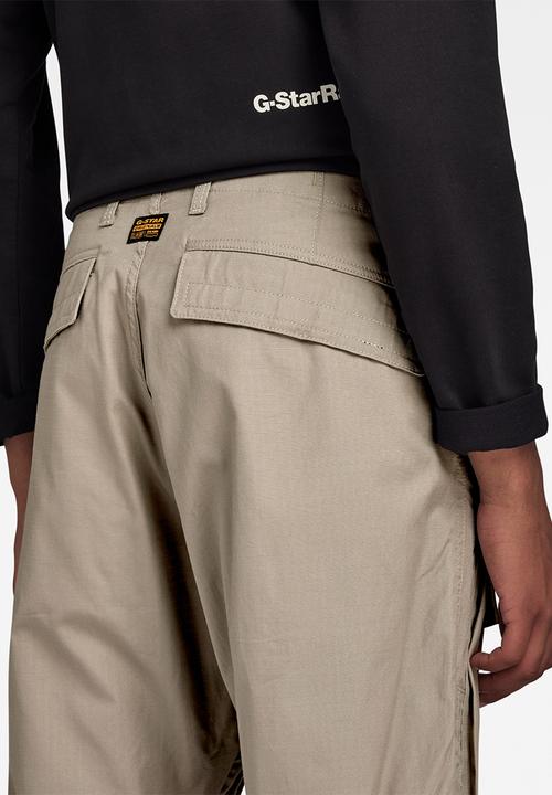 G-STAR - 3D regular tapered cargo vintage ripstop r - elephant skin