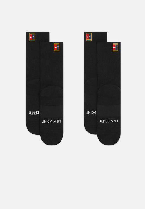 Nike - U nk multiplier crew 2pr cush - black