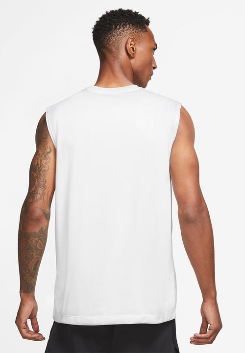 Nike -  Dri-FIT Legend  Sleeveless reset tee  - white 
