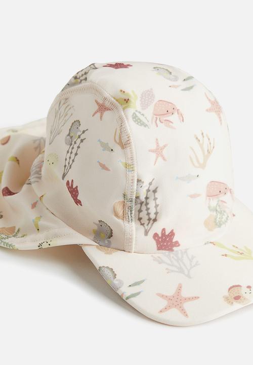 H&M - Upf 50 sun protection set - light beige patterned