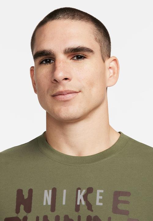 Nike - Nk df tee run div - green