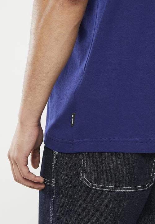 Only & Sons - Onspeanuts rlx short sleeve tee - beacon blue