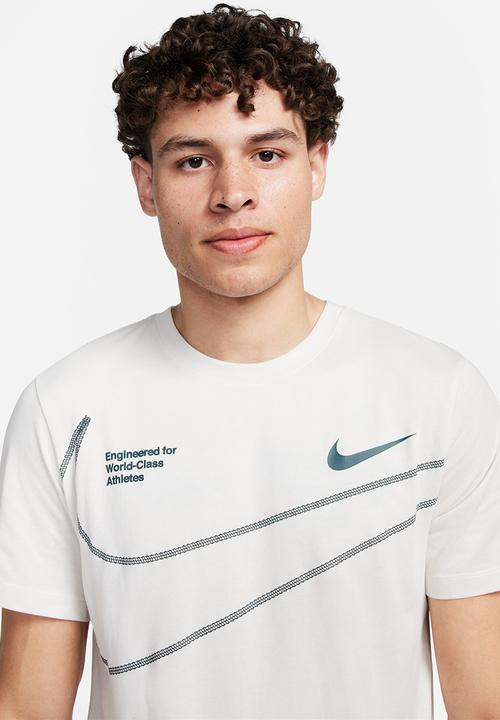 Nike - Nk df tee q5 - white 