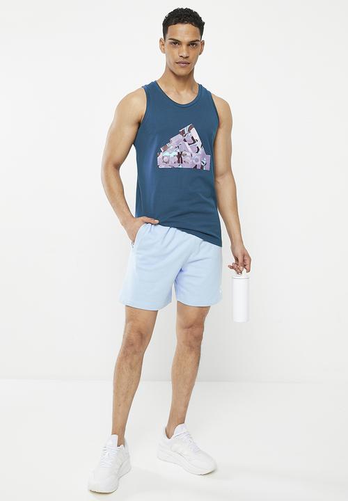 adidas Performance - M mh bosshortlb - blue