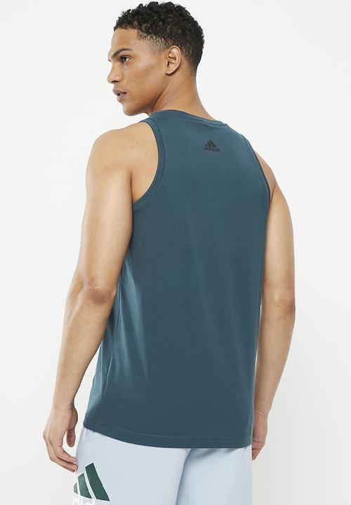 adidas Performance - M fi camo tank - teal