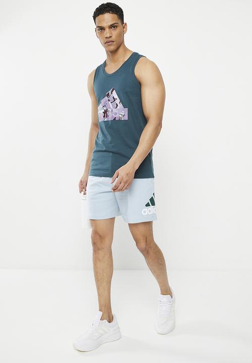 adidas Performance - M fi camo tank - teal